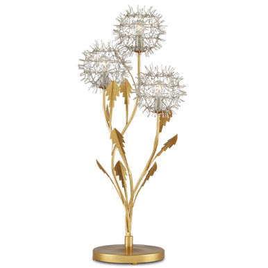 Currey & Co. Dandelion Silver & Gold Table Lamp 6000-0895