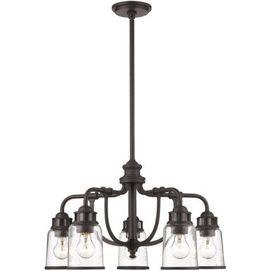 Livex Lighting Lawrenceville Collection 5 Lt BZ Dinette Chandelier in Bronze 40025-07