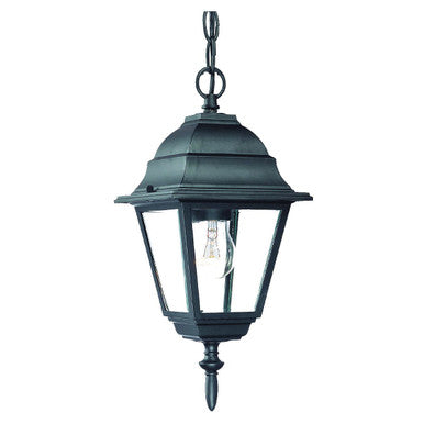 Acclaim Lighting Builder's Choice 1-Light Matte Black Hanging Light in Matte Black 4006BK