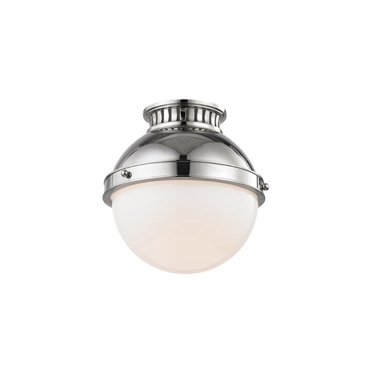 Hudson Valley Lighting Latham Flush Mount in Polished Nickel 4009-PN