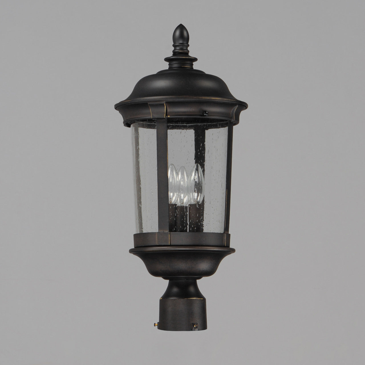 Maxim Dover VX 3-Light Outdoor Pole/Post Lantern in Bronze 40091CDBZ