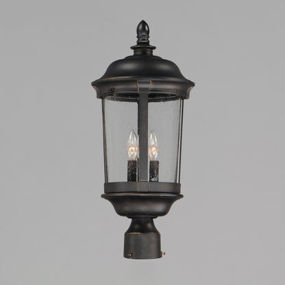 Maxim Dover VX 3-Light Outdoor Pole/Post Lantern in Bronze 40091CDBZ