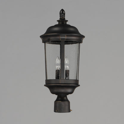 Maxim Dover VX 3-Light Outdoor Pole/Post Lantern in Bronze 40091CDBZ