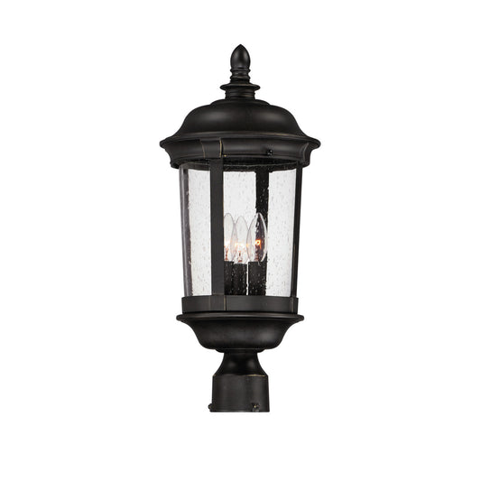 Maxim Dover VX 3-Light Outdoor Pole/Post Lantern in Bronze 40091CDBZ