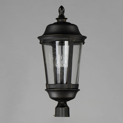 Maxim Dover VX 3-Light Outdoor Pole/Post Lantern in Bronze 40092CDBZ