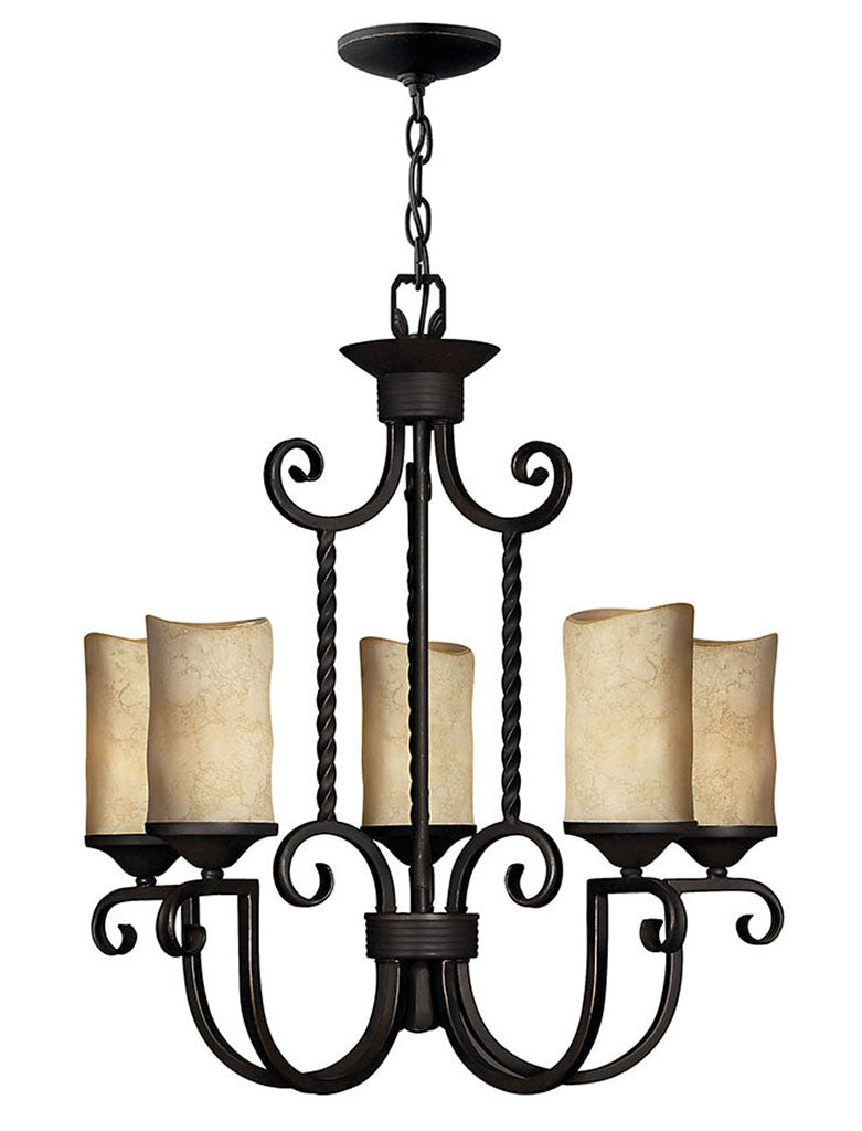 Hinkley Lighting Casa Medium Single Tier Olde Black 4015OL