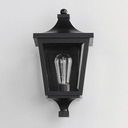 Maxim Sutton Place VX 1-Light Outdoor Sconce in Black 40232CLBK