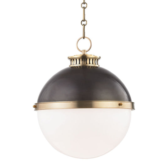 Hudson Valley Lighting Latham Pendant in Aged/antique Distressed Bronze 4025-ADB