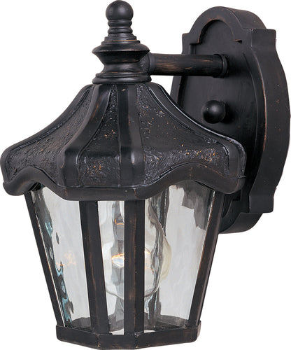 Maxim Garden VX 1-Light Outdoor Wall Lantern in Oriental Bronze 40268WGOB