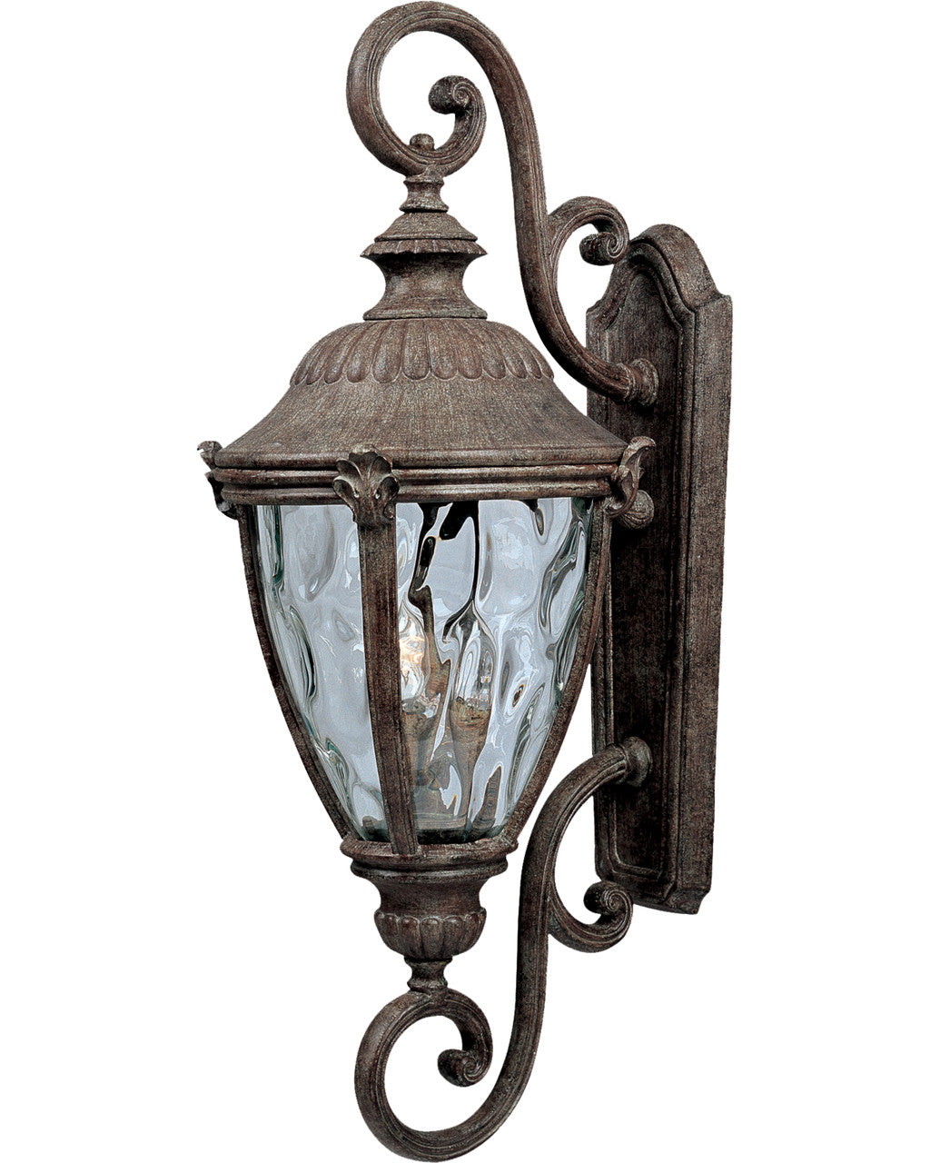 Maxim Morrow Bay VX 3-Light Outdoor Wall Lantern in Earth Tone 40288WGET