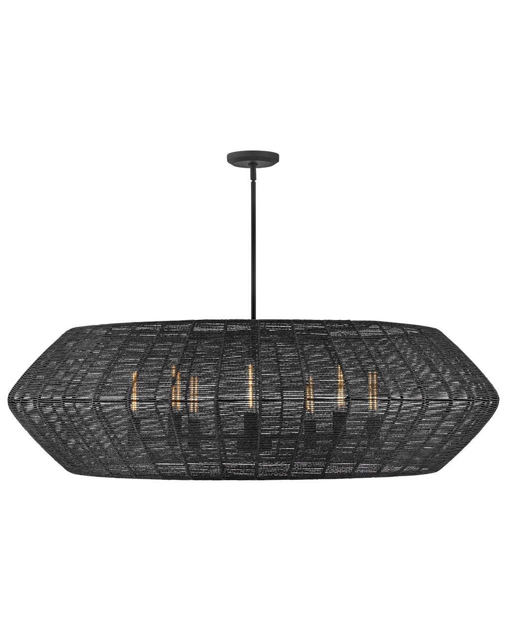 Hinkley Lighting Luca Extra Large Drum Chandelier in Black* HL40386