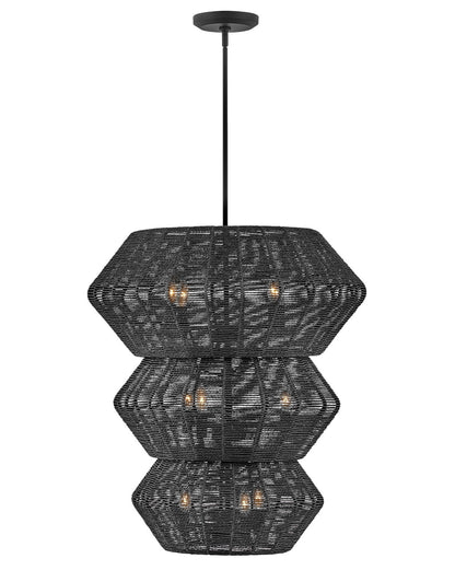 Hinkley Lighting Luca Double Extra Large Multi Tier Chandelier in Black* HL40388