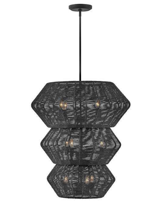 Hinkley Lighting Luca Double Extra Large Multi Tier Chandelier in Black* HL40388