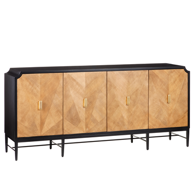 Currey & Co. Kallista Taupe Credenza 3000-0271