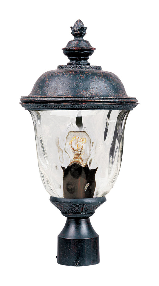 Maxim Carriage House VX 1-Light Outdoor Pole/Post Lan in Oriental Bronze 40426WGOB