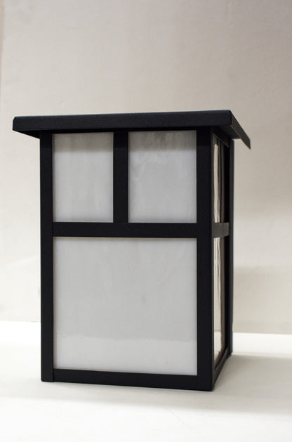 Maxim Coldwater 1-Light Outdoor Wall Lantern in Black 4050WTBK