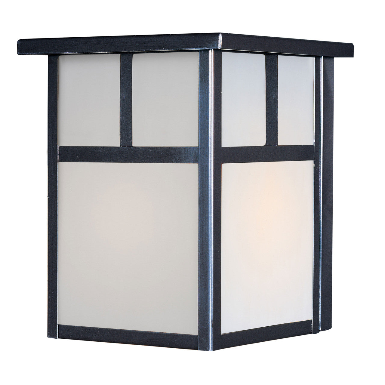 Maxim Coldwater 1-Light Outdoor Wall Lantern in Black 4050WTBK