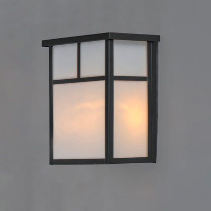 Maxim Coldwater 2-Light Outdoor Wall Lantern in Black 4051WTBK