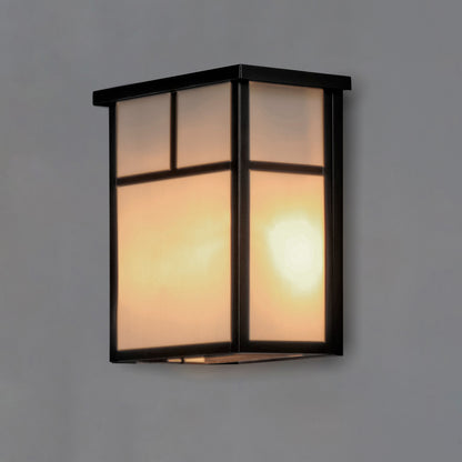 Maxim Coldwater 2-Light Outdoor Wall Lantern in Black 4051WTBK