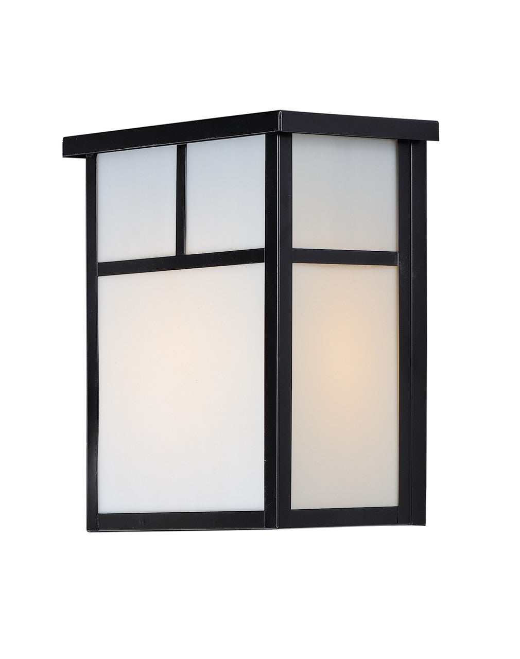 Maxim Coldwater 2-Light Outdoor Wall Lantern in Black 4051WTBK