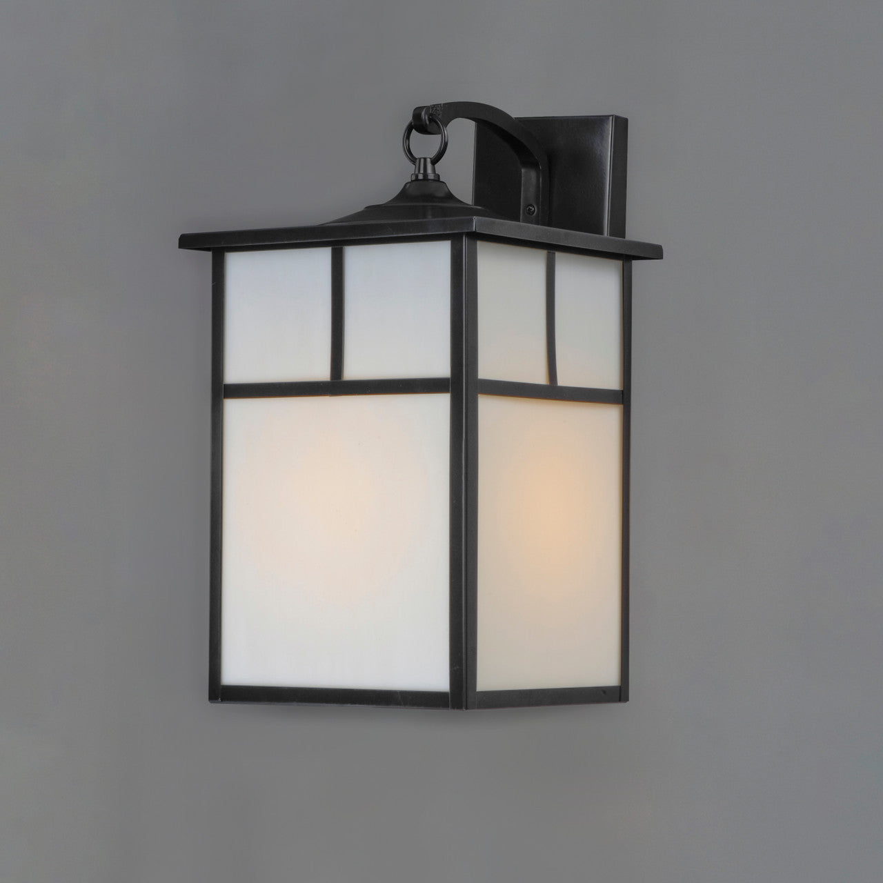 Maxim Coldwater 1-Light Outdoor Wall Lantern in Black 4053WTBK