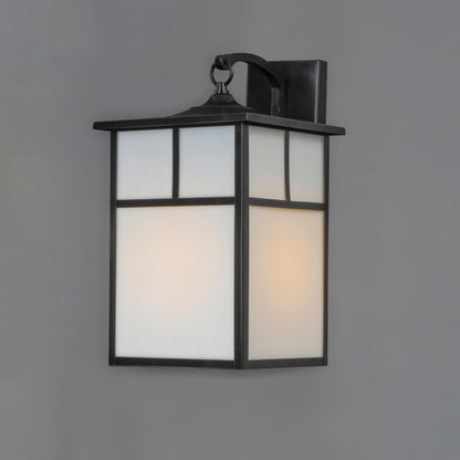 Maxim Coldwater 1-Light Outdoor Wall Lantern in Black 4053WTBK