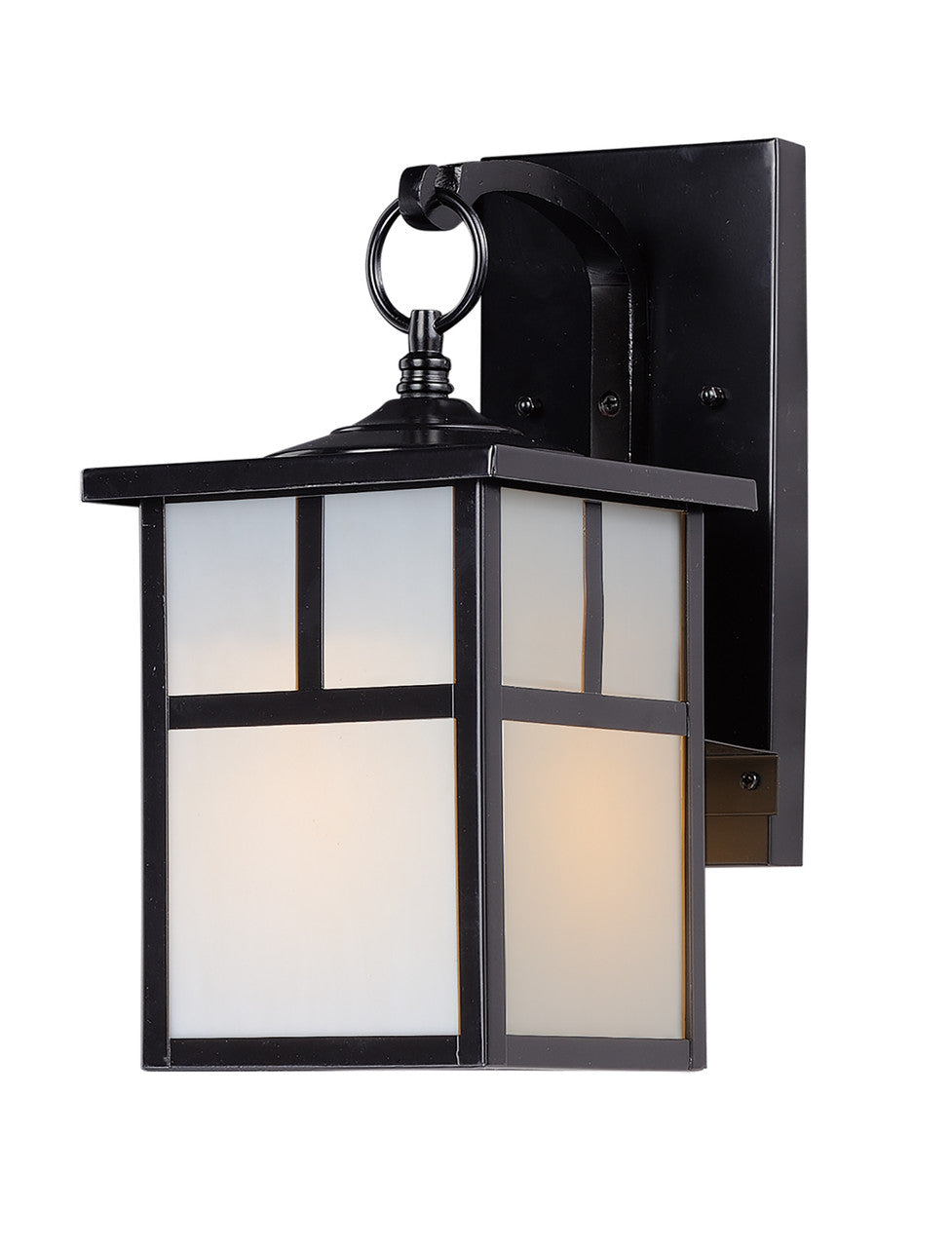 Maxim Coldwater 1-Light Outdoor Wall Lantern in Black 4053WTBK