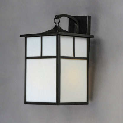 Maxim Coldwater 1-Light Outdoor Wall Lantern in Black 4054WTBK