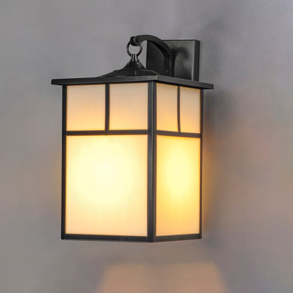 Maxim Coldwater 1-Light Outdoor Wall Lantern in Black 4054WTBK