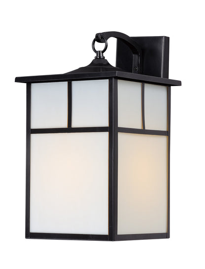 Maxim Coldwater 1-Light Outdoor Wall Lantern in Black 4054WTBK