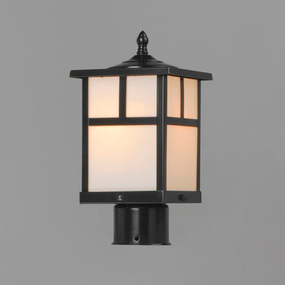 Maxim Coldwater 1-Light Outdoor Pole/Post Lantern in Black 4055WTBK