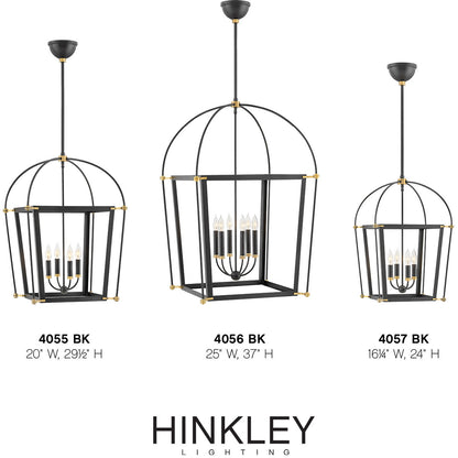 Hinkley Lighting Selby Large Open Frame Black 4056BK