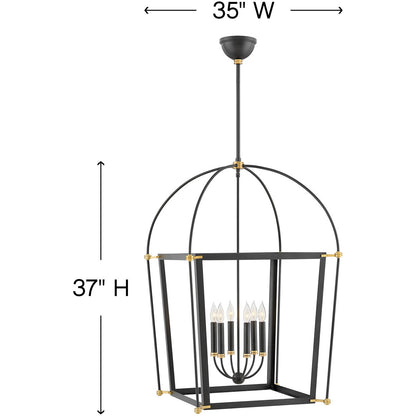 Hinkley Lighting Selby Large Open Frame Black 4056BK