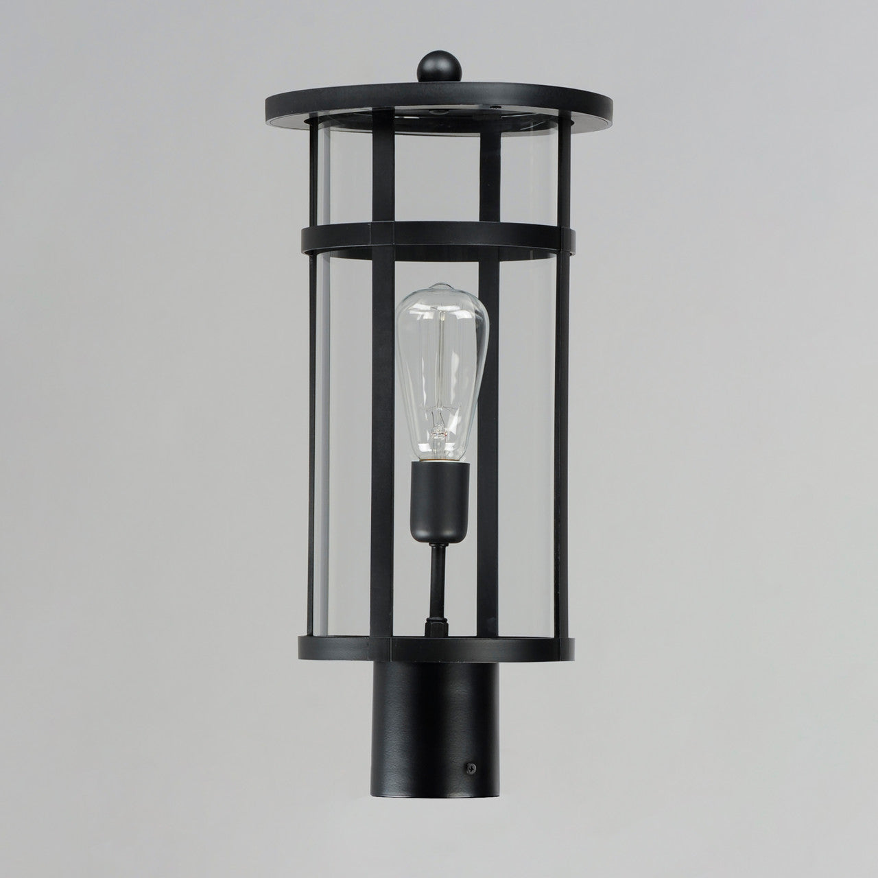 Maxim Clyde VX 1-Light VX Post Lantern in Black 40620CLBK