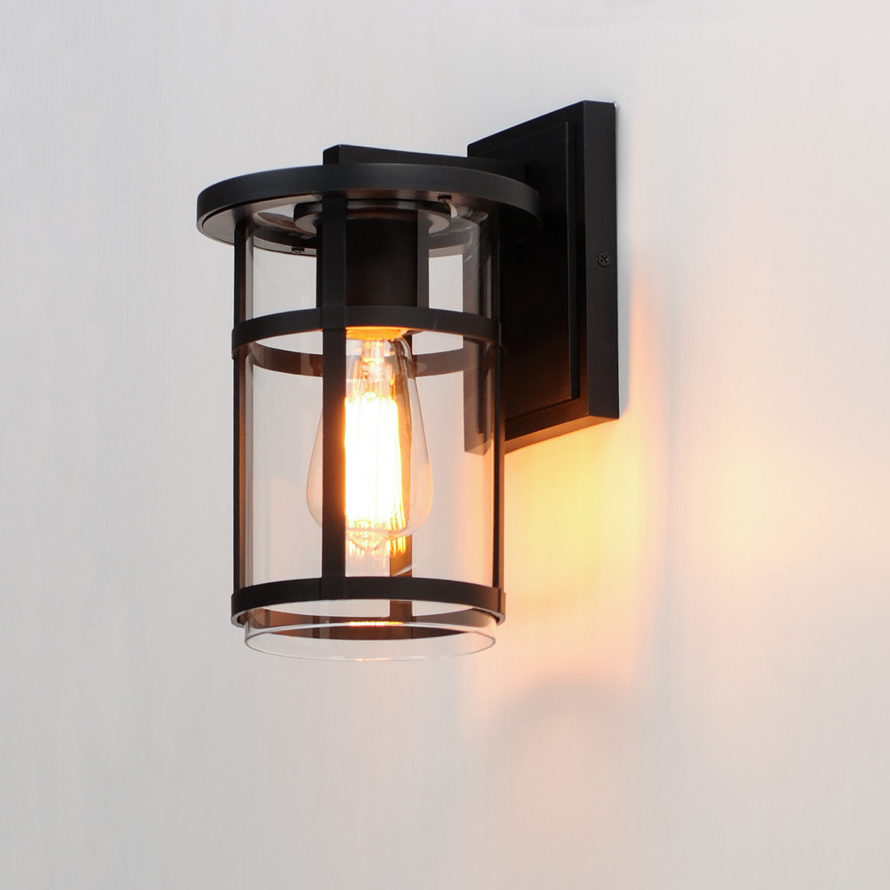 Maxim Clyde VX Outdoor Wall Sconce in Black 40622CLBK