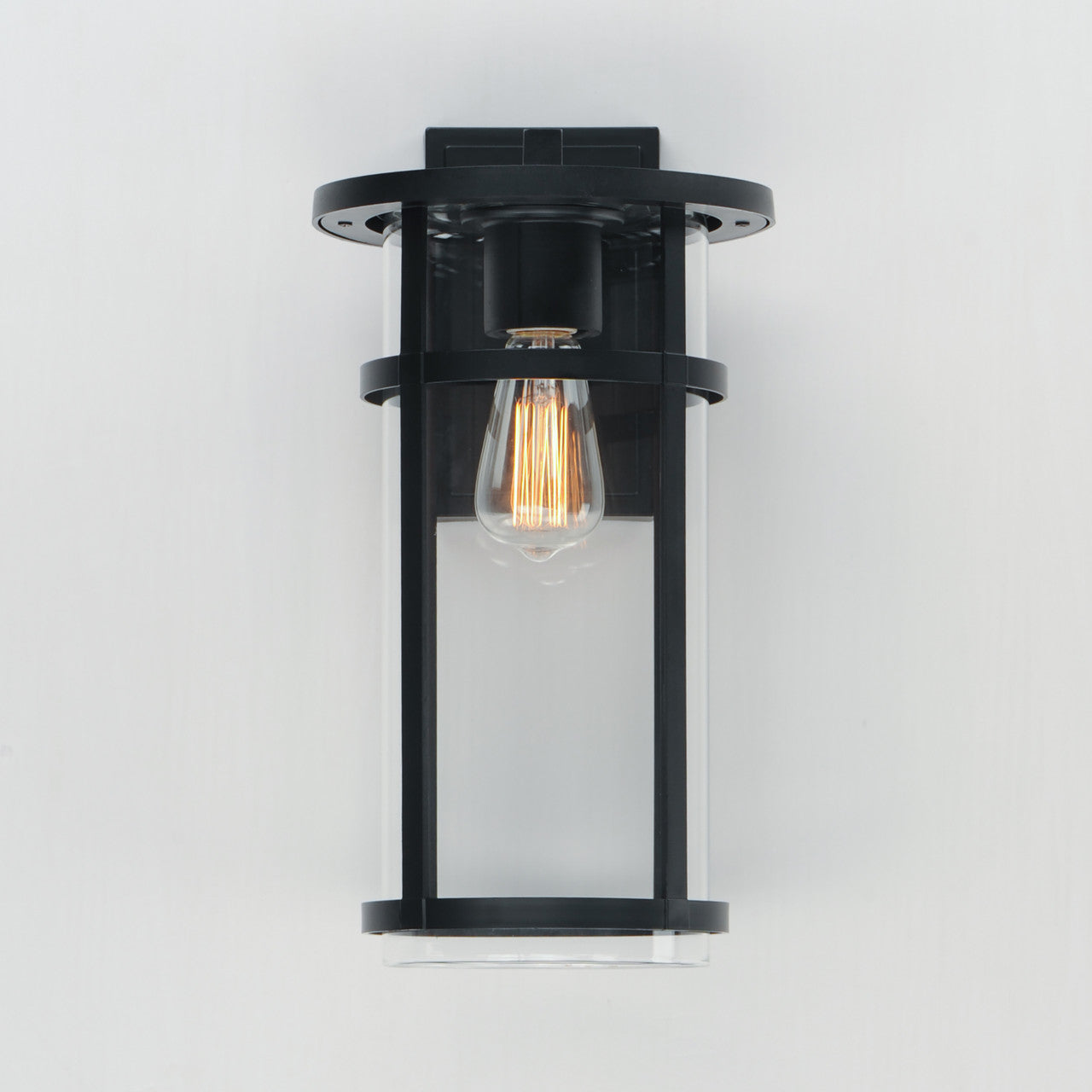 Maxim Clyde VX Large Outdoor Wall Sconce in Black 40625CLBK