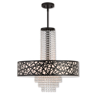 Livex Lighting Allendale Collection 5 Lt BZ Pendant Chandelier in Bronze 40666-07