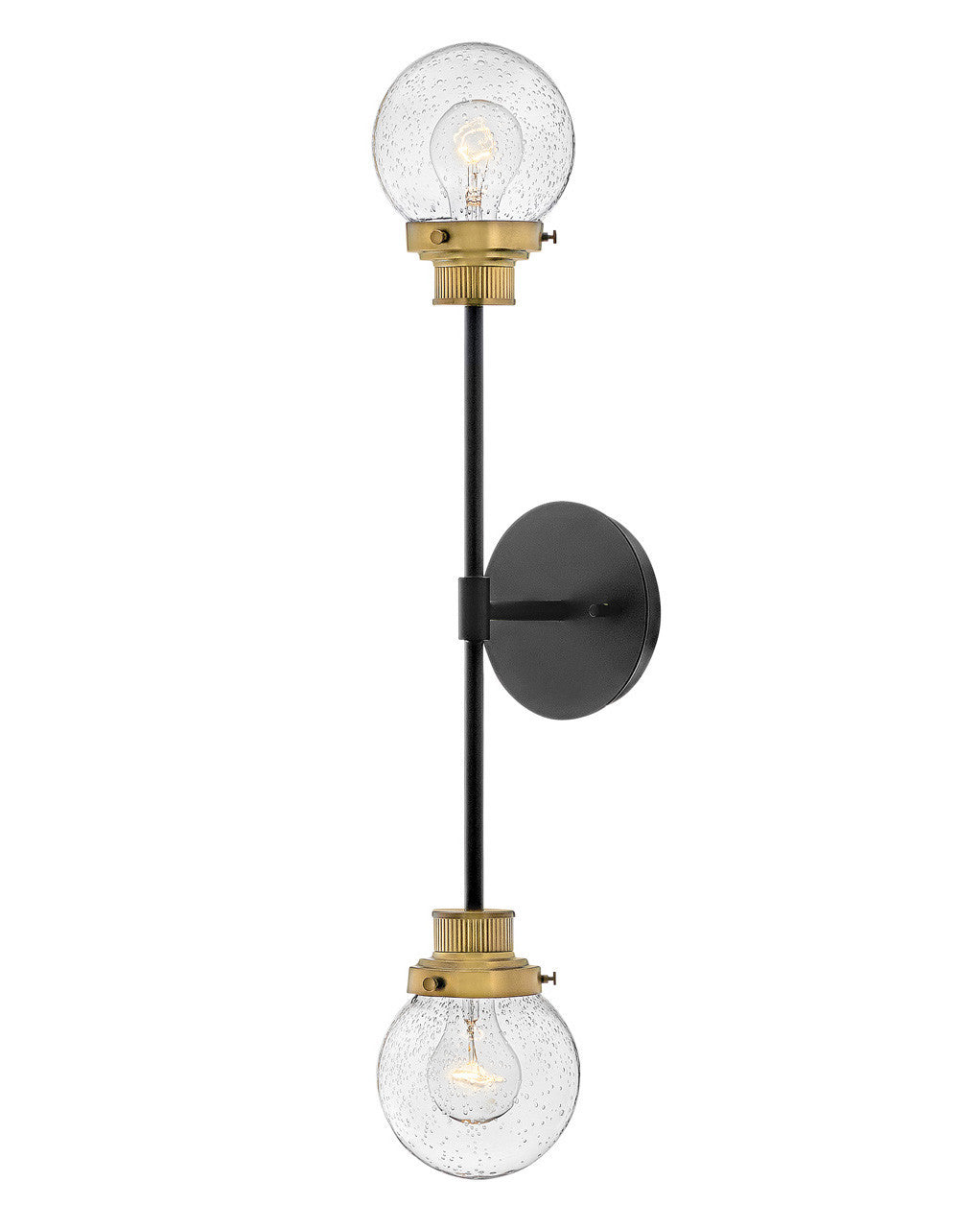 Hinkley Lighting Poppy Two Light Sconce Black 40692BK