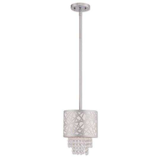 Livex Lighting Allendale Collection 1 Lt CH Mini Pendant in Polished Chrome 40754-05