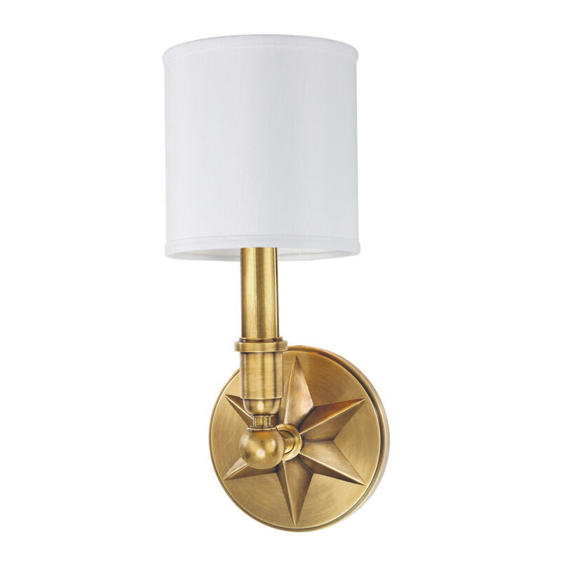 Hudson Valley Lighting Bethesda Wall Sconce in Aged Brass 4081-AGB-WS