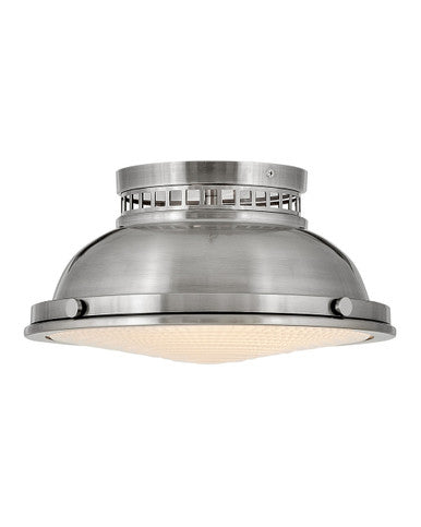 Hinkley Lighting Emery Medium Flush Mount Polished Antique Nickel 4081PL