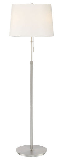 Arnsberg X3 Floor Lamp in Satin Nickel/Black Shade 409100307