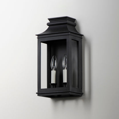 Maxim Savannah VX 2-Light Outdoor Sconce in Black Oxide 40914CLBO