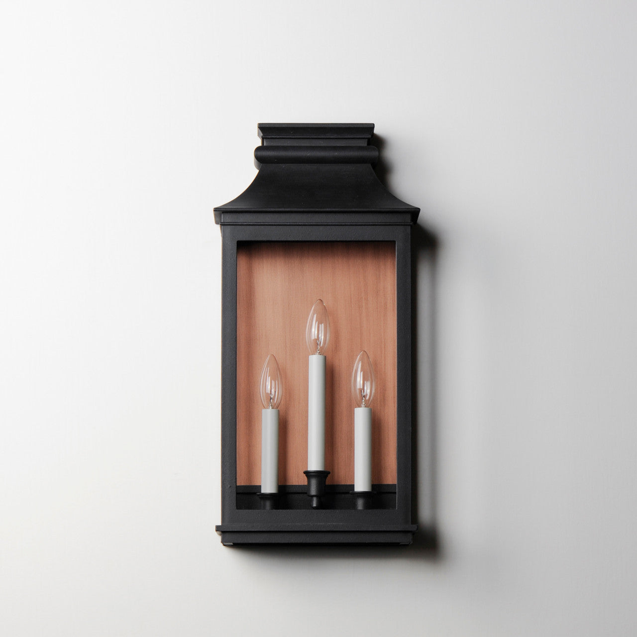 Maxim Savannah VX 3-Light Outdoor Sconce in Antique Copper / Black Oxide 40916CLACPBO