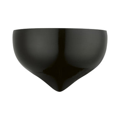 Livex Lighting Amador Collection  1 Light Shiny Black Wall Sconce in Shiny Black 40987-68