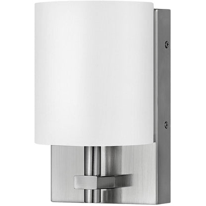 Hinkley Lighting Avenue White Acrylic Single Light Sconce Brushed Nickel 41011BN