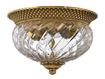 Hinkley Lighting Plantation Small Flush Mount Burnished Brass 4102BB