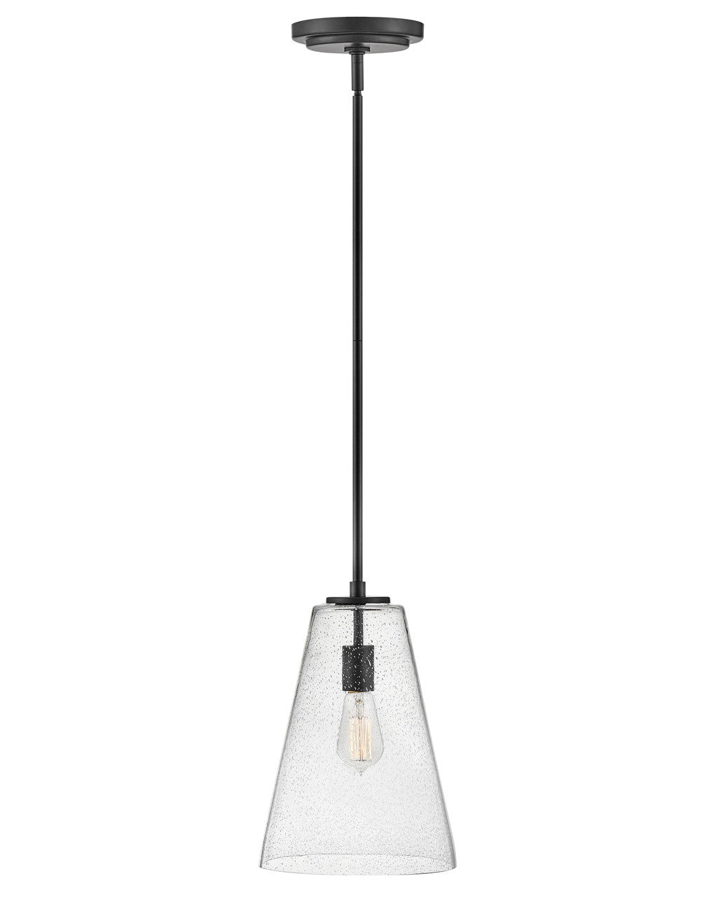 Hinkley Lighting Vance Small Pendant Satin Black 41044SK