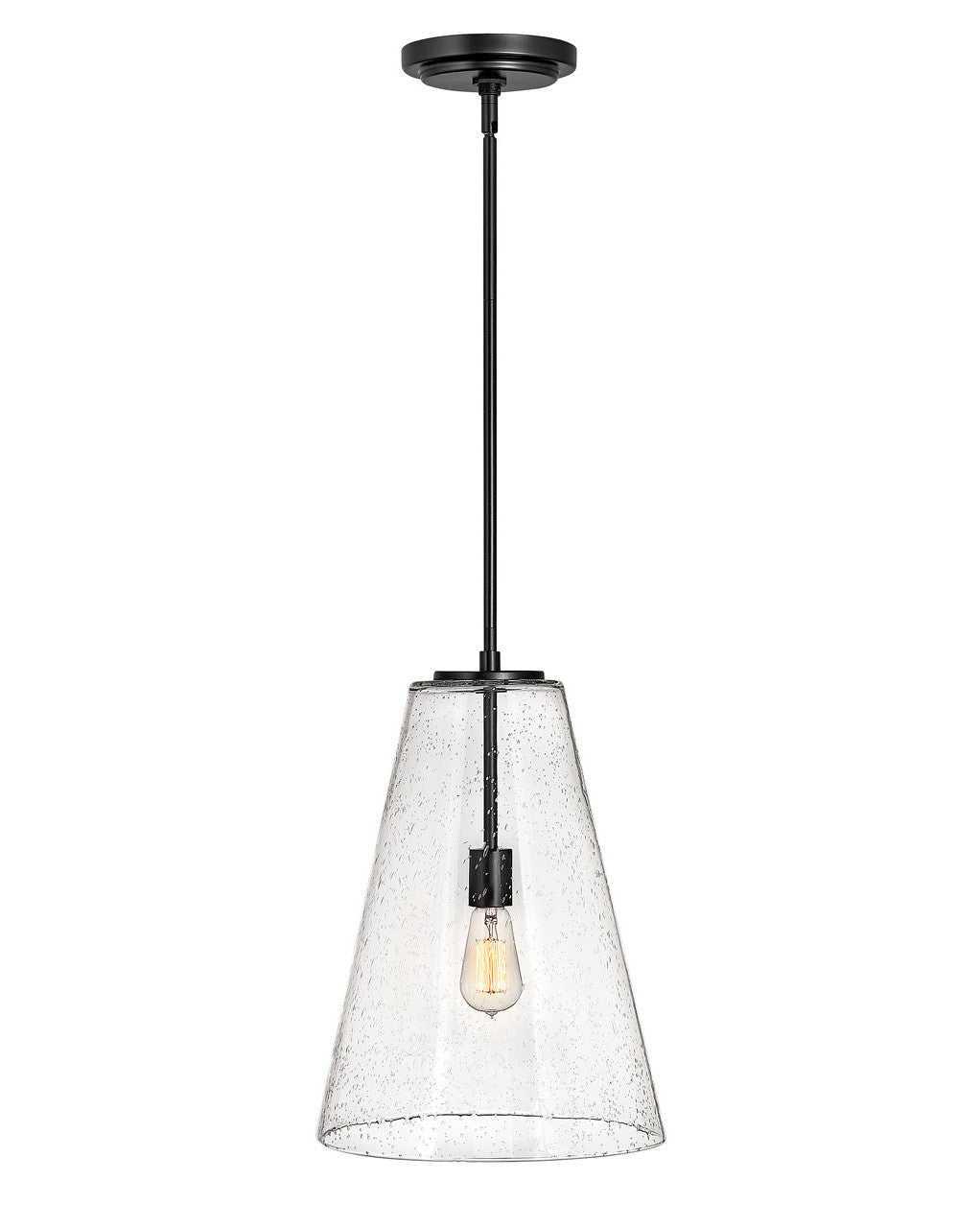 Hinkley Lighting Vance Medium Pendant Satin Black 41047SK