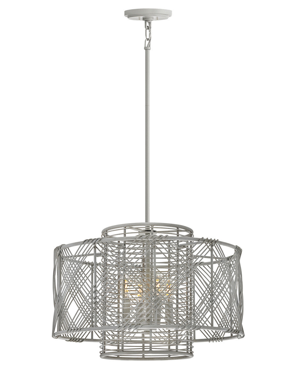 Hinkley Lighting Nikko Large Convertible Pendant Light Ashwood 41063LAW